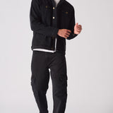 WESTERN DENIM JACKET - BLACK WASH - JMOJO - Men's Denim Jackets