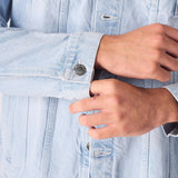 WESTERN DENIM JACKET - BLUE BLEACH - JMOJO - Men's Denim Jackets