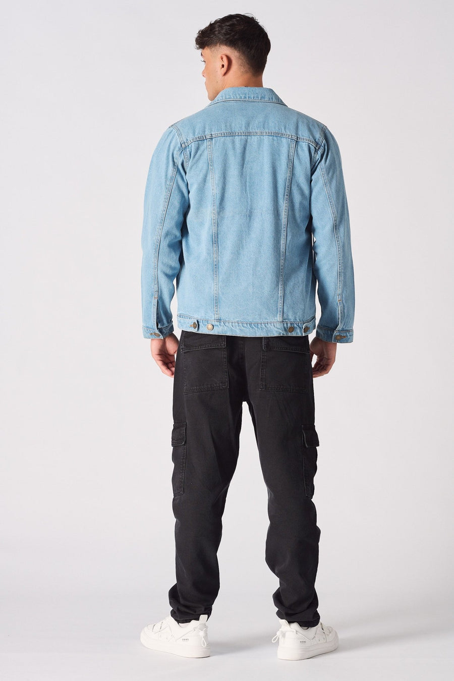 WESTERN DENIM JACKET - LIGHT BLUE - JMOJO - Men's Denim Jackets