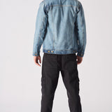 WESTERN DENIM JACKET - VINTAGE BLUE - JMOJO - Men's Denim Jackets