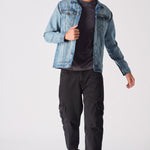 WESTERN DENIM JACKET - VINTAGE BLUE - JMOJO - Men's Denim Jackets