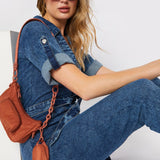 ZIP UP DENIM JUMPSUIT - BLUE ACID WASH - JMOJO - Women's Denim Jumpsuits