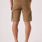 3D POCKET CARGO SHORTS - BROWN - JMOJO - Men's Cargo Denim Shorts