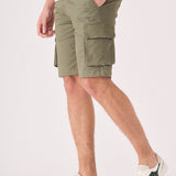 3D POCKET CARGO SHORTS - GREEN - JMOJO - Men's Cargo Denim Shorts
