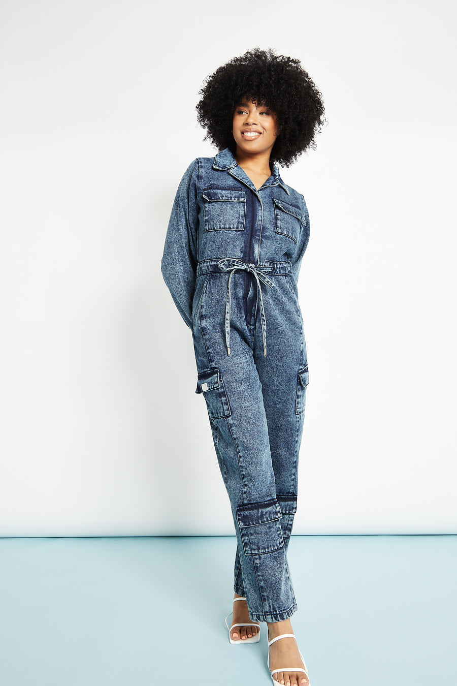 A Denim Jumpsuit with a French Twist - Jeans and a Teacup