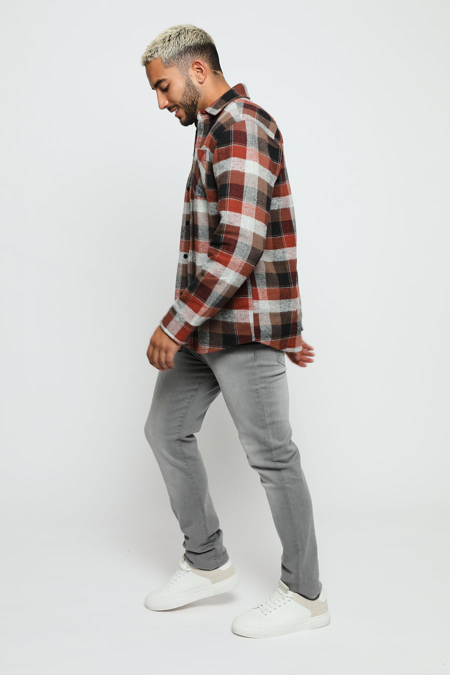 LUMBERJACK FLANNEL CHECK SHIRT - RED -  Men's Check Shirts