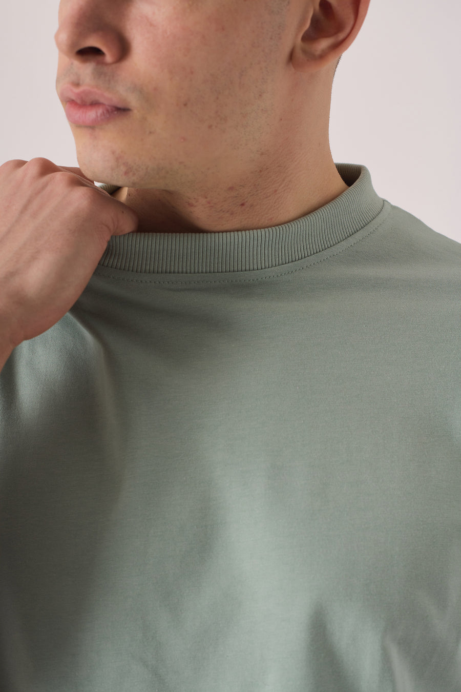 PREMIUM ESSENTIAL STRETCH T-SHIRT - MINT GREEN -  Men's T-Shirt