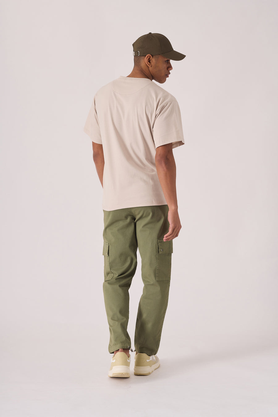 PREMIUM ESSENTIAL STRETCH T-SHIRT - STONE -  Men's T-Shirt