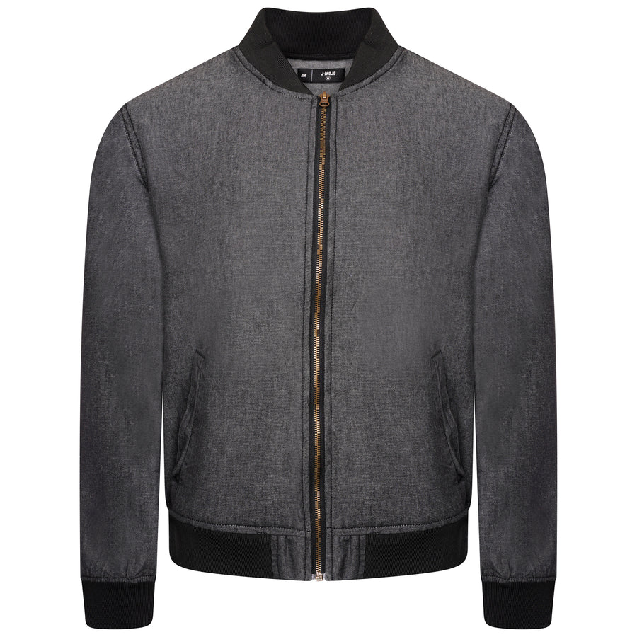 REGULAR FIT BOMBER JACKET - GREY -  Men's Bomber Jackets