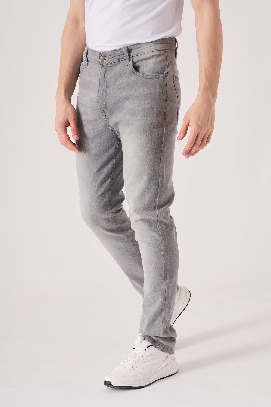 SLIM FIT JEANS - GREY -  Men's Skinny Jeans