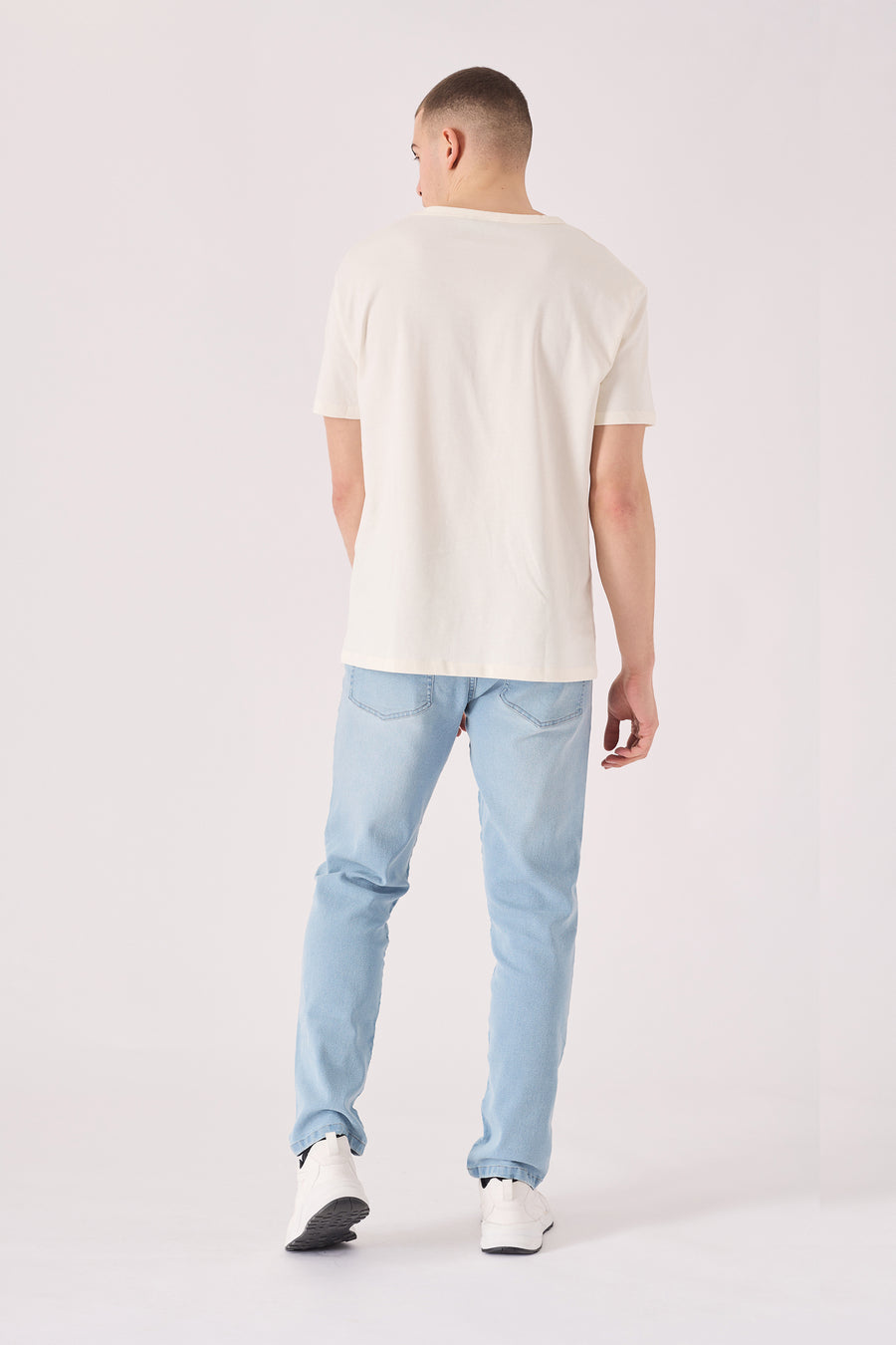 SLIM FIT STRETCH JEANS - LIGHT BLUE -  Men's Skinny Jeans