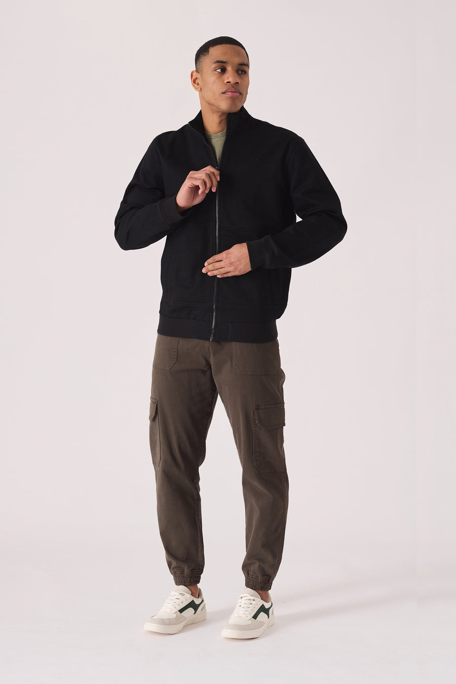 WINDBREAKER JACKET - BLACK -  Men's Denim Jackets
