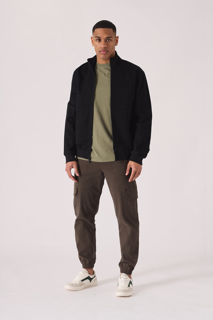 WINDBREAKER JACKET - BLACK -  Men's Denim Jackets
