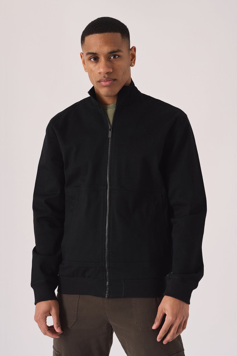 WINDBREAKER JACKET - BLACK -  Men's Denim Jackets