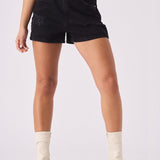 Alba Ripped Denim Shorts – Black Wash - JMOJO - Women's Denim Shorts