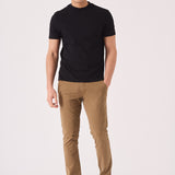 ASHFORD Stretch Slim Fit Chino Pants - Light Brown - JMOJO - Men's Chino Trousers