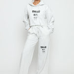 Brynne Cropped Hoodie – White - JMOJO - Women's Cropped Hoodie