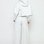 Brynne Cropped Hoodie – White - JMOJO - Women's Cropped Hoodie