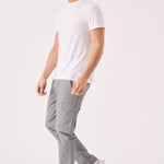 CARGO PANTS & SHORTS 2 IN 1 - GREY - JMOJO - Men's Cargo Straight leg Trouser And Shorts