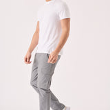CARGO PANTS & SHORTS 2 IN 1 - GREY - JMOJO - Men's Cargo Straight leg Trouser And Shorts