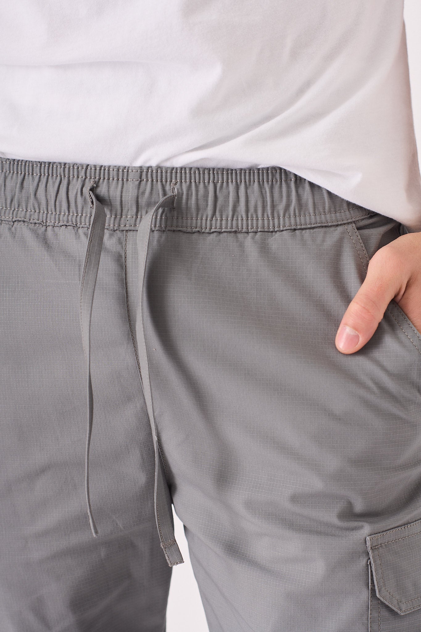 CARGO PANTS & SHORTS 2 IN 1 - GREY - JMOJO - Men's Cargo Straight leg Trouser And Shorts