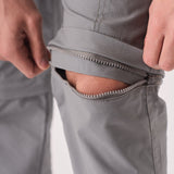 CARGO PANTS & SHORTS 2 IN 1 - GREY - JMOJO - Men's Cargo Straight leg Trouser And Shorts