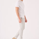 CLAYBOURNE Men's Slim Fit Stretch Chino Pants - Light Grey - JMOJO - Men's Chino Trousers