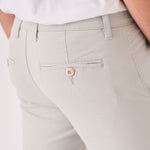 CLAYBOURNE Men's Slim Fit Stretch Chino Pants - Light Grey - JMOJO - Men's Chino Trousers