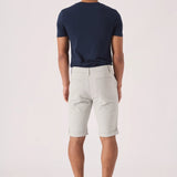 CLAYBOURNE Stretch Slim Fit Chino Shorts - Light Grey - JMOJO - Men's Chino Shorts