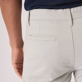 CLAYBOURNE Stretch Slim Fit Chino Shorts - Light Grey - JMOJO - Men's Chino Shorts