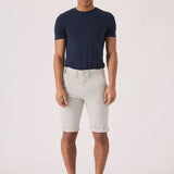 CLAYBOURNE Stretch Slim Fit Chino Shorts - Light Grey - JMOJO - Men's Chino Shorts