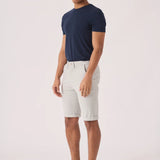 CLAYBOURNE Stretch Slim Fit Chino Shorts - Light Grey - JMOJO - Men's Chino Shorts