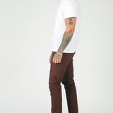 COLBORNE Stretch Slim Fit Chino Pants - Chocolate Brown - JMOJO - Men's Chino Trousers