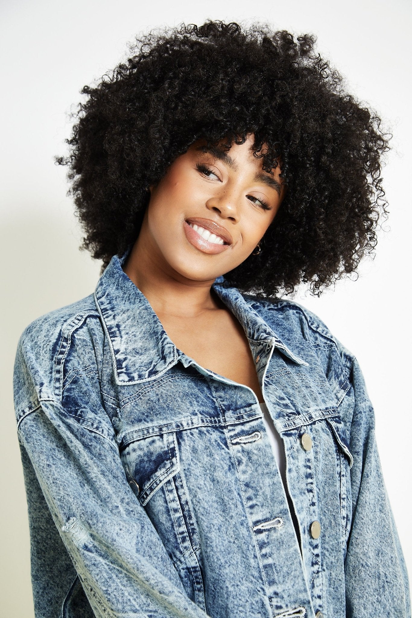 Flint Oversized Denim Jacket – Light Blue - JMOJO - Women's Oversize denim Jacket