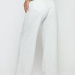 GREY MARL MOJO WIDE LEG JOGGER - JMOJO - Women's Wide Leg Joggers