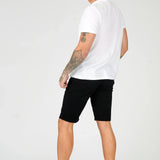 HADSON Stretch Slim Fit Chino Shorts - Black - JMOJO - Men's Chino Shorts