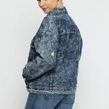 Harbor Oversized Denim Jacket – Blue - JMOJO - Women's Oversize denim Jacket
