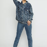 Harbor Oversized Denim Jacket – Blue - JMOJO - Women's Oversize denim Jacket