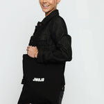 JMOJO DENIM BLACK WASH TOTE BAG - JMOJO - Tote Bags
