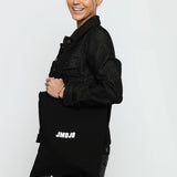 JMOJO DENIM BLACK WASH TOTE BAG - JMOJO - Tote Bags