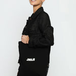 JMOJO DENIM BLACK WASH TOTE BAG - JMOJO - Tote Bags