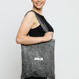 JMOJO DENIM GREY ACID WASH TOTE BAG - JMOJO - Tote Bags