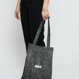 JMOJO DENIM GREY ACID WASH TOTE BAG - JMOJO - Tote Bags