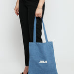 JMOJO DENIM LIGHT WASH TOTE BAG - JMOJO - Tote Bags