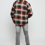 LUMBERJACK FLANNEL CHECK SHIRT - RED - JMOJO - Men's Check Shirts