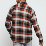 LUMBERJACK FLANNEL CHECK SHIRT - RED - JMOJO - Men's Check Shirts