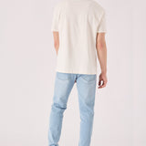 mens light blue slim fit jeans lifestyle full outfit view