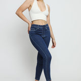 Odette High Waist Jegging – Dark Blue - JMOJO - Women's Skinny Jean Jegging