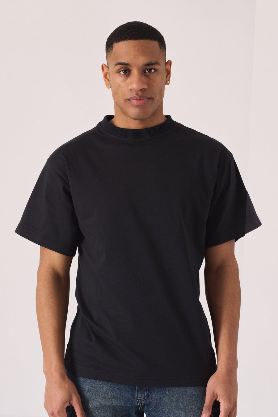 PREMIUM ESSENTIAL STRETCH T - SHIRT - BLACK - JMOJO - Men's T-Shirt