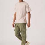 PREMIUM ESSENTIAL STRETCH T - SHIRT - STONE - JMOJO - Men's T-Shirt